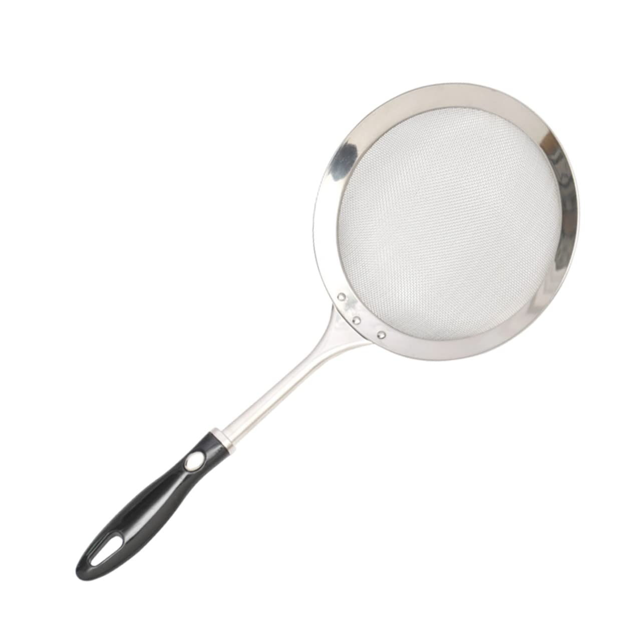 Set mit 3 Küchensieben aus Edelstahlgeflecht – ideal für Mehl, Nudeln und Öl, feinmaschiges Sieb zum Kochen und Abschöpfen