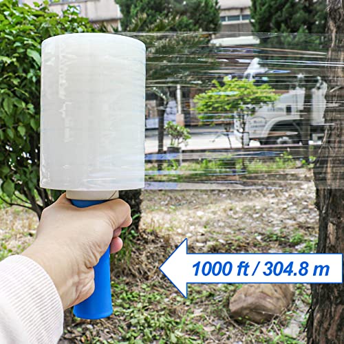 3 Rotoli di Pellicola Estensibile con Manico in