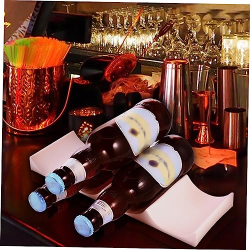 Soporte para botellas de vino 4 pcs elegante para barra miniatura 2
