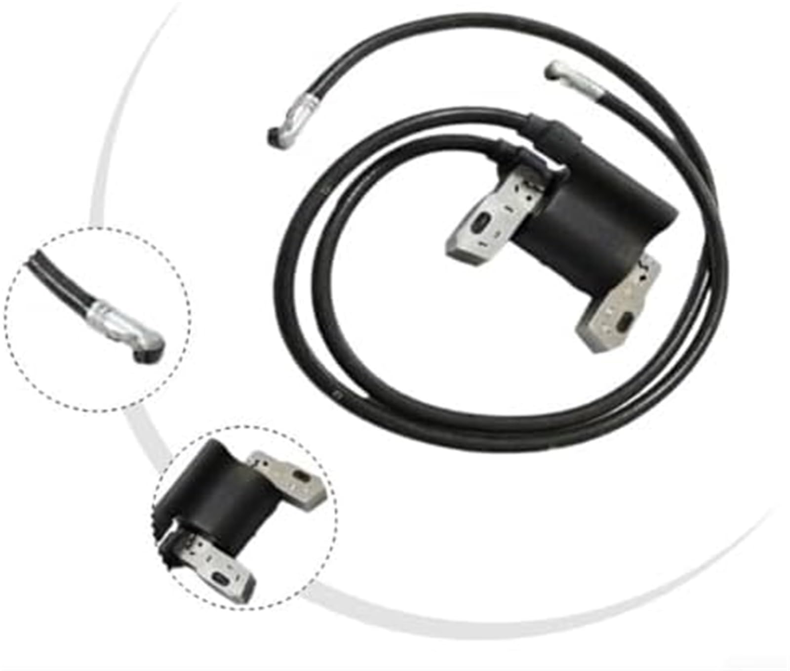Modulo scintilla per trattore da giardino Sostituzione bobina di accensione, per motori tosaerba costruiti con prestazioni di scintilla costanti, 394891 392329 590781 394988 394895