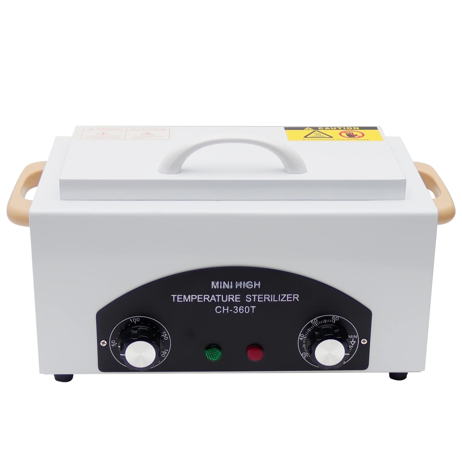 VIYA Professinal Thermal Sterilizer High Temperature Sterilizer Machine,Manicure Pedicure SPA Salon Equipment-Tattoo Autoclave Manicure Sterilizer for Beauty Nail Metal Tools