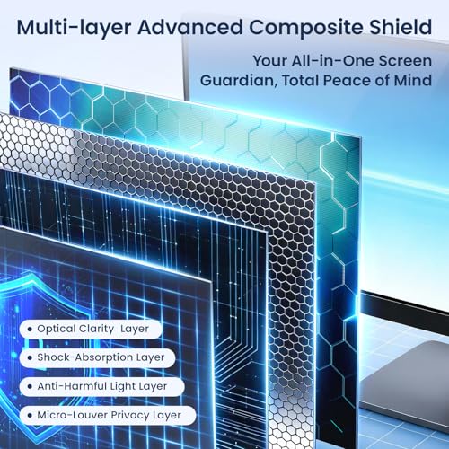 Image of 32 inch & 24 inch Hanging Magnetic Computer Privacy Shield