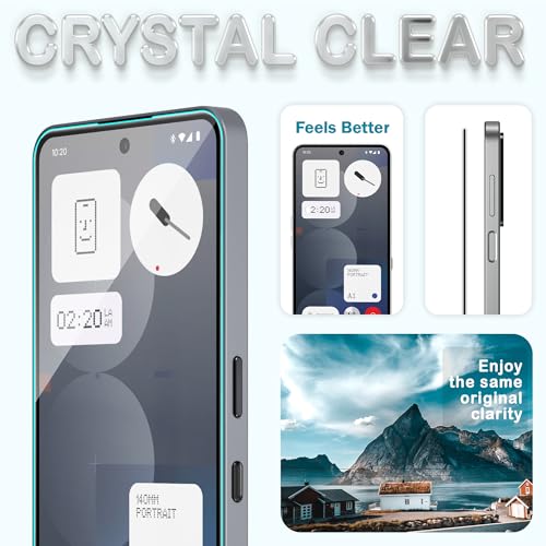 Image of FIRST MART Military-Grade Gorilla Tempered Glass Screen Protector Compatible For Nothing Phone 3A and Nothing Phone 3A Pro 5G (6.77 Inch) With Easy Installation Kit| Edge To Edge Coverage |Black