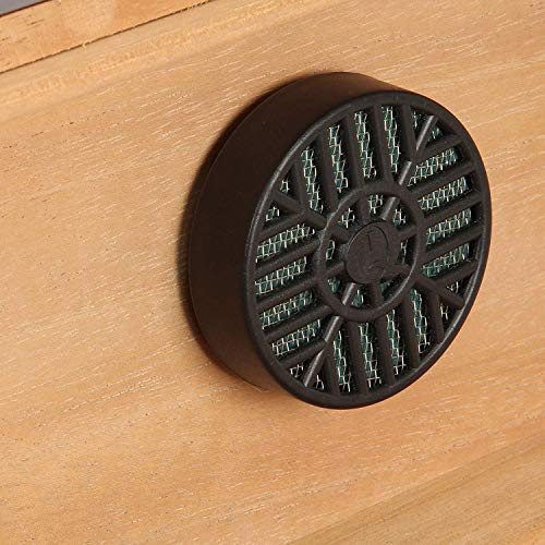 Quality Importers Trading Traveler 10 Mahogany Travel Humidor for 10 Cigars, SureSeal Lid Technology, 1 Round Humidifier, Mahogany Finish