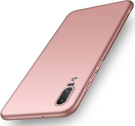 ORNARTO Funda Huawei P20, HW P20 Carcasa [Ultra-Delgado] [Ligera] Mate Anti-ara?azos y Antideslizante Protectora Sedoso Caso para Huawei P20(2018) 5.8' Oro Rosa