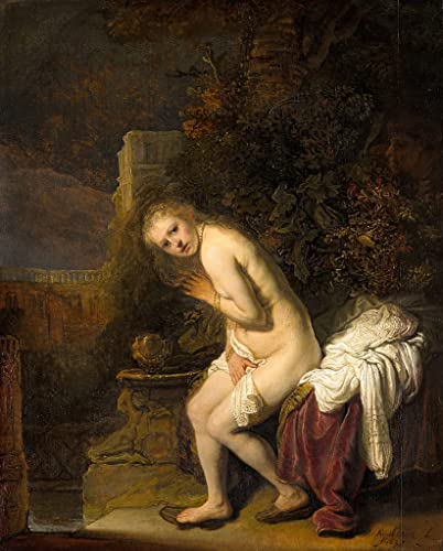 Toile Susanna au bain de Rembrandt, l'affiche 60x90cm idéale pour sublimer le mur de votre salon