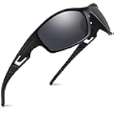 Polarized Sports Sunglasses for Men Women Tr90 Frame for Running Fishing Baseball Driving MJ8013
