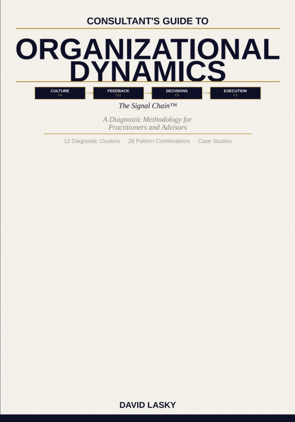 The Consultant's Guide to Organizational Dynamics: A Diagnostic Methodology for Practitioners and Advisors