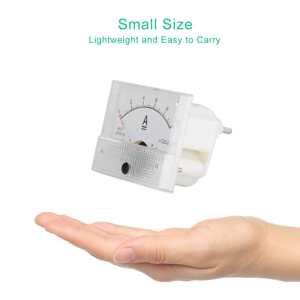 Amperometro Analogico DC 0-10A - Precisione 2.5, Per Misurare Corrente, Compatto - Foto 8