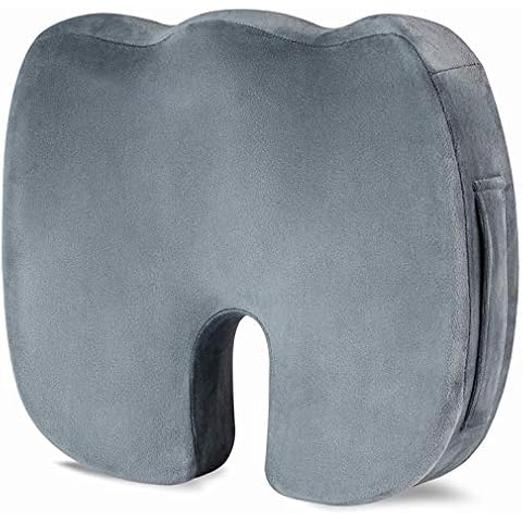 TheComfortZone Coccyx Cushion for Office Chair, Coccyx Pain Relief Cushion, Memory Foam Seat Cushion for Coccyx Hemorrhoid Sciatica Pain Relief Chair Cushion For Office Chair Coccyx Cover