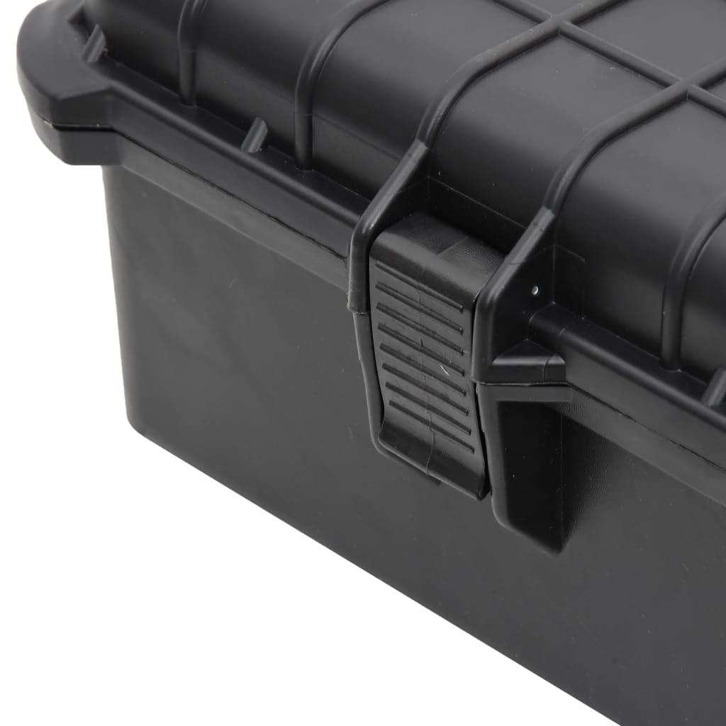 Homgoday Maleta universal para mercancías peligrosas, maletín de herramientas, maletín de protección con espuma, maletín de transporte, maletín para cámara, negro, 52 x 40 x 19 cm
