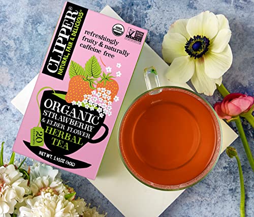 Clipper Tea Organic - Strawberry And Elder Flower & Chai Five #TOP4