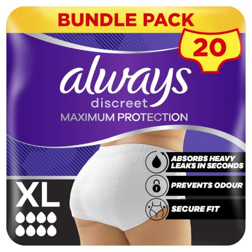 Always Discreet Maximum Protection XL 2x10 ct