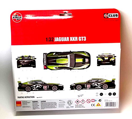 Airfix A55306 1/32 Large Starter Set, Jaguar XKR GT3 Modellbausatz – Bild 6