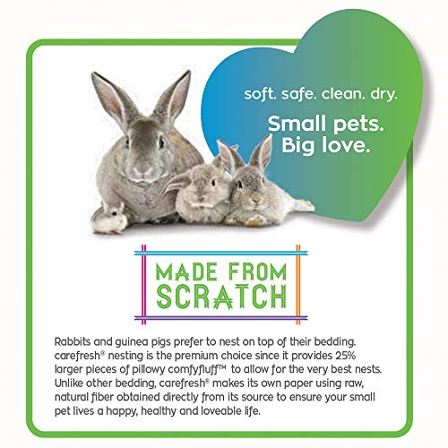 Image of carefresh Custom Rabbit /Guinea Pig Pet Bedding, 50 L, White
