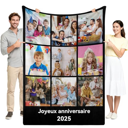 La couverture de Noël personnalisée pour un homme