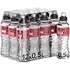 Powerade Active Water Pfirsich-Apfel - kalorienfreies, zuckerfreies Erfrischungsgetränk mit Vitamin B3 und B6 - Sportgetränk mit Mikronährstoffen in Einweg Flaschen (12 x 500 ml)