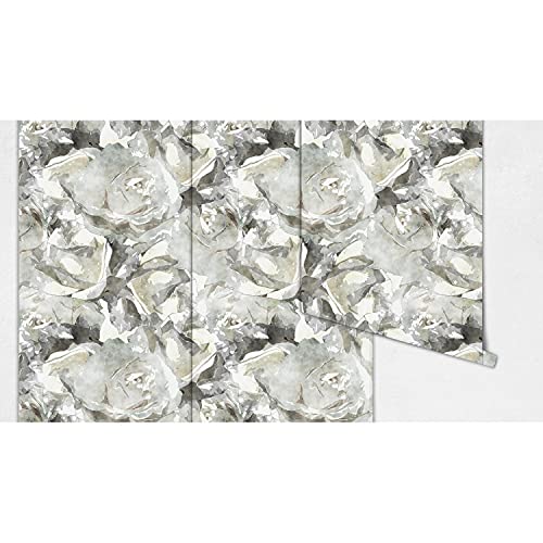 Papier Peint Sans Colle Geant Salon Rénovation Facile Sticker Fleurs - 5