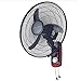 Ventilatore Elettrico, Ventilatore da Parete a 3 velocità, Ventilatore da Parete Hurricane da 18 Pollici, Ventilatore Industriale Silenzioso per la casa (Nero)
