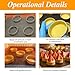 RICHSC-PAN Tart Ring, 16 Packs of Food-Grade Stainless Steel Perforated Tart Rings. A Combination of 3.15 Inches and 2.36 Inches. Suitable for All Kinds of Small Fruit Tart Crusts.