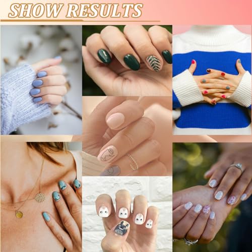 Gaqwok 5 Pcs Nail Art Sculpture Pen Acrylic Dual Tipped Brushes - Versatile Nail Art Tools For Design, Foil Carving thumb #5