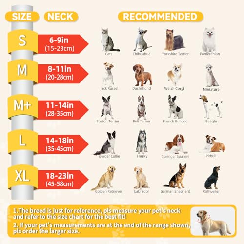 Image of Upgraded Inflatable Dog Cone Collar to Stop Licking, Soft Dog Donut Collar