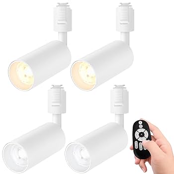 Amazon.co.jp : Pirlamp スポットライト 4個セット ダクトレール