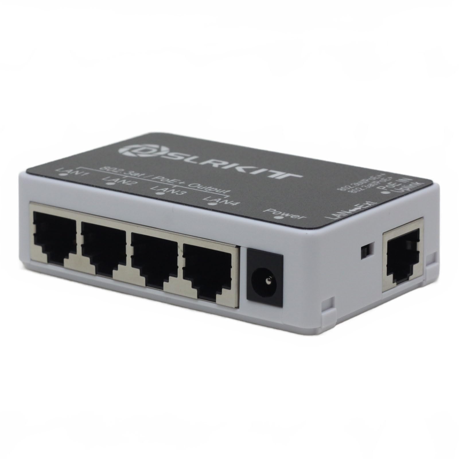 PoE++ 90 W 5-portowy (1 wejście PoE - 4 wyjścia PoE) Gigabit PoE Pass-Through Switch PoE Extender Cascade Repeater 802.3bt