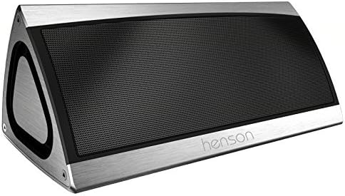 Henson Audio X07 Portable Bluetooth Speaker - 10Watts Output With Passive Basse Speakers - Solid Aluminium Brush Metal Body - 2200mAh Polymer Li-ion Battery Providing Up To 10 Hours Playing Time - ***Amazing Sound Quality***