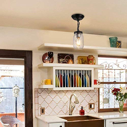 Lámpara de techo simple para renovar techos aburridos con luz cálida y acogedora 5