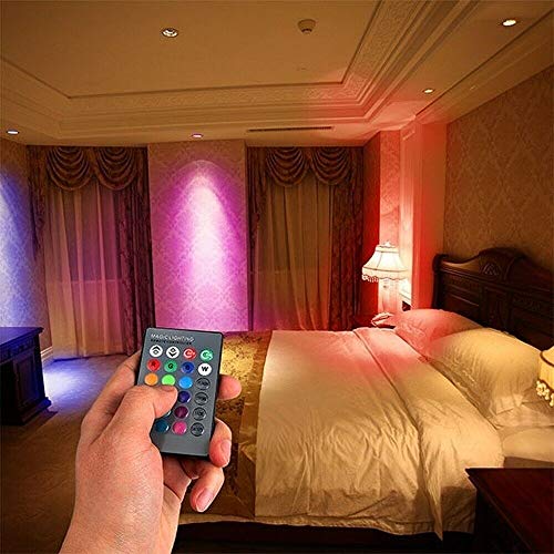 Jtao-Tec Led Color Changing Light Bulb 4Pack,E26/E27 3W Rgb Spotlight With Ir Remote Control Mood Ambiance Lighting Colorful Led Light #TOP5