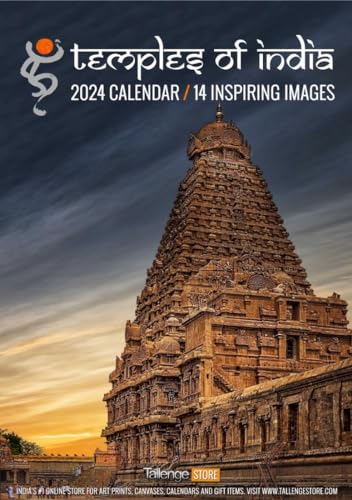 Image of Tallenge - Temples Of India - 2024 Wall Calendar - 12 x 17 Inches (Paper, Wall Calendar)