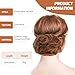Xorim Hair Pieces for Updos, Wave Claw Clip Messy Bun Hair Clip, Natural and Fluffy, Suitable for Women Girls Wedding, Daily Work, Party, Event Styling