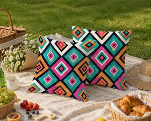 Funda cojines exterior impermeable 50x50cm antimanchas para renovar cojines de jardín 3