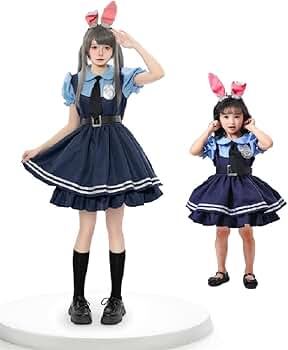 Judy ジュディ・ホップス 警察服 ズートピア こどもの日 ドレス Amazon.co.jp: [HUNKJgh] ズートピア ジュディ・ホップス Judy