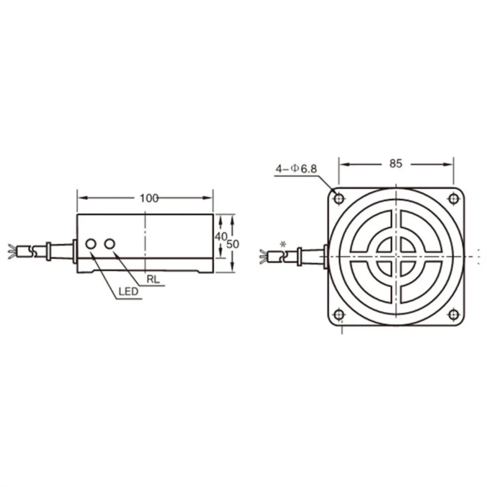 Nordyne 626617 Main Air Limit Switch for M7RL Series Gas Furnace - Model 060A