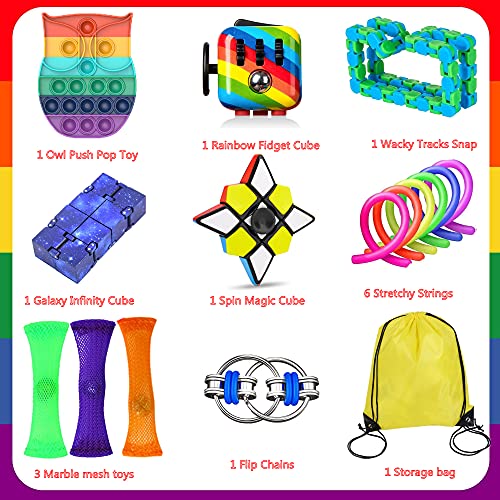 Yetech-Sensorische-speelgoedset-regenboog-anti-stress-dobbelstenen-speelgoed-Bubble-Sensory-Toy-Set-voor-volwassenen-en-kinderen-autisme-ADHD-stress-handspeelgoed-stressangst-relief-speelgoedset