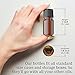 Essential Oil Bottles, Mini Amber Glass Bottles 5ml (Pack of 10)