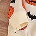 toddler boy halloween outfit Toddler Infant Baby Girls Boys Halloween Outfits Long Sleeve Pumpkin Sweatshirts Trendy Oversized Sweater Clothes for Kids Beige 12-18 Months