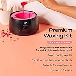 KoluaWax Premium Waxing Kit for Women - Hot Melt Hard Wax Warmer for Hair Removal, Eyebrow, Bikini, Legs, Face, Brazilian Wax - Machine (Pack of 4) Beads, Accessories, Black - Image 2