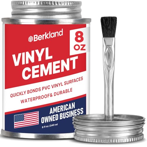 [8 oz] Vinyl Cement Glue - Super Glue for...