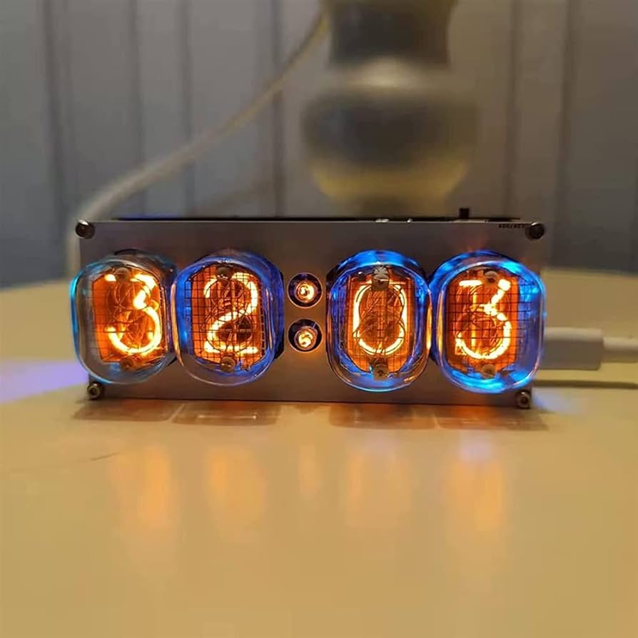 Amazon.co.jp: 時計クリエイティブシミュレーションニキシー管