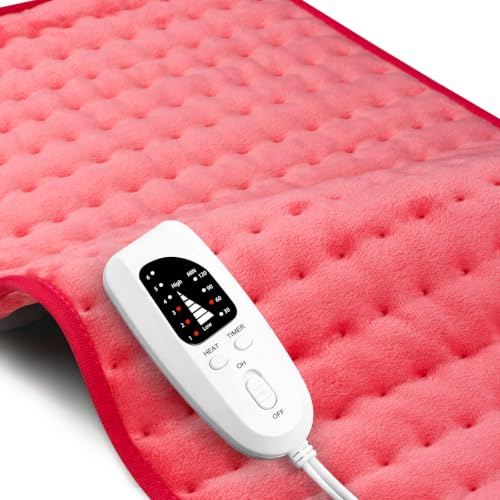 Image of Electric Heating pad for Back Neck Shoulder Knee Arms Legs