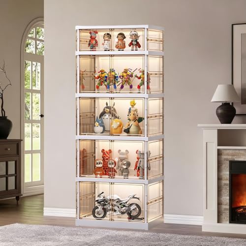 5-Tier Curio Display Cabinet