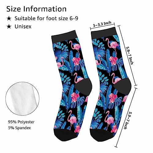 Image of Red Striped Crew Socks for Woman Size 6-8 Christmas Tree Moose Snowflake Dots Lines Girls Socks