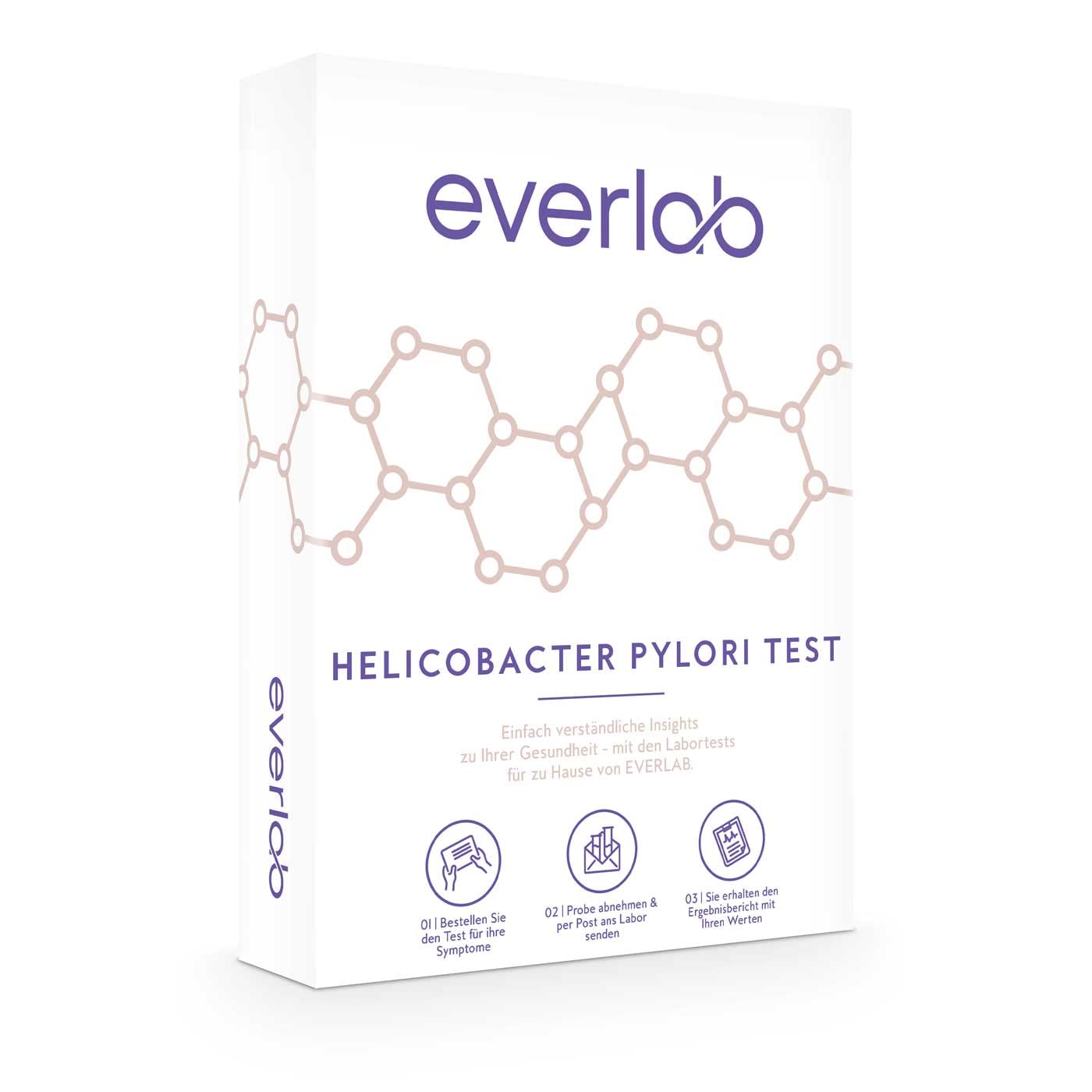 Helicobacter pylori Test – Helicobacter Antigen-Nachweis schnell & einfach von zuhause | Stuhltest | Selbsttest für Zuhause