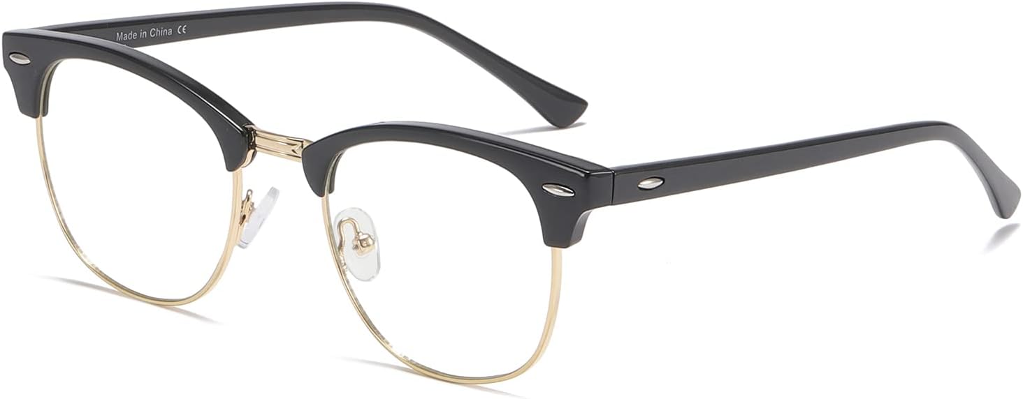 Amazon.com: kimorn Blue Light Blocking Glasses Semi Rimless