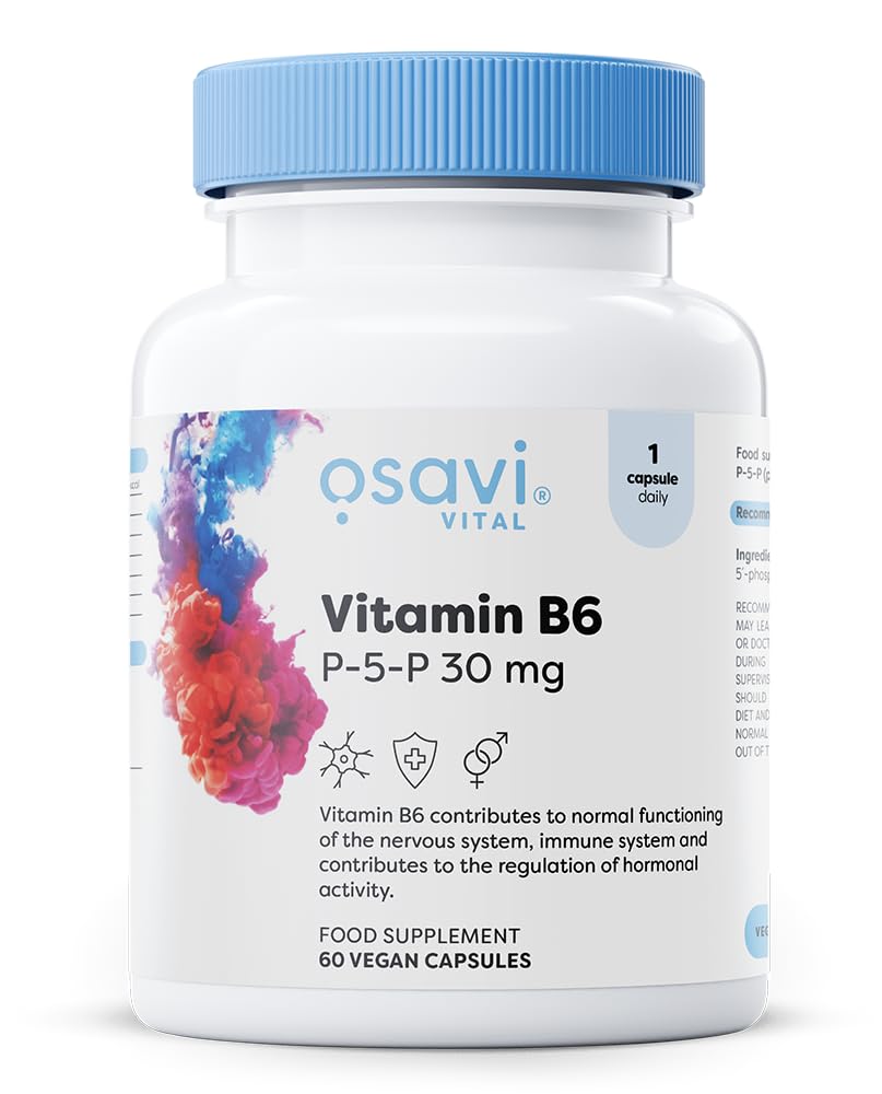 Osavi Vitamin B6 P-5-P 30Mg 60 Capsules