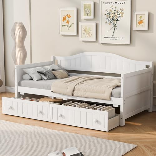 Harper & Bright Designs Wooden Twin Daybed Sofa Bed with