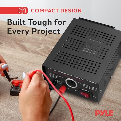 Pyramid PS9KX Universal Compact Bench Power Supply-5 Amp Linear Regulated Home Lab Benchtop Converter W/ 13.8 Volt Dc 115V Ac 70 Watt Input, Screw Type Terminal, 12V Car Cigarette Lighter thumb #4